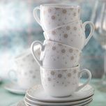 سرویس غذاخوری 74 پارچه چینی زرین ایران مدل ایتالیا کامومیلا درجه یک