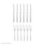 کارد و چنگال 12 پارچه ام جی اس مدل DF005