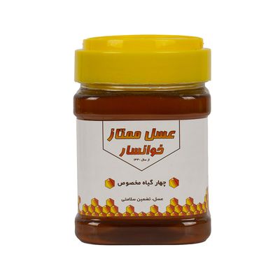 عسل چهار گیاه ممتاز خوانسار - 500 گرم 12 عددی