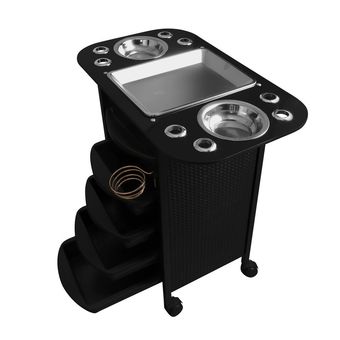 ترولی آرایشگاهی مدل فلزی