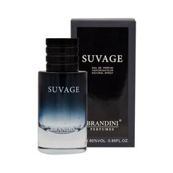 عطر جیبی مردانه برندینی مدل sauvage حجم 33 میلی‌لیتر