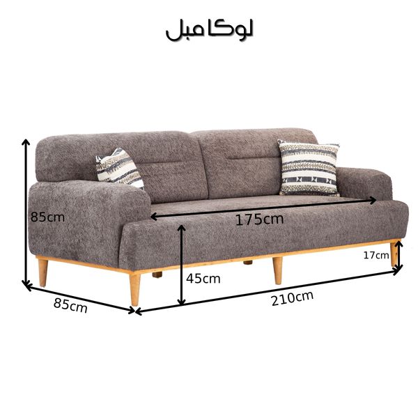 مبل تختخواب شو هشت نفره لوکا مبل مدل میلان