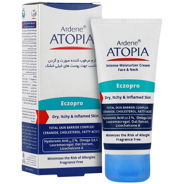 کرم مرطوب‌کننده آردن آتوپیا مدل ECZOPRO حجم 50 میلی‌لیتر