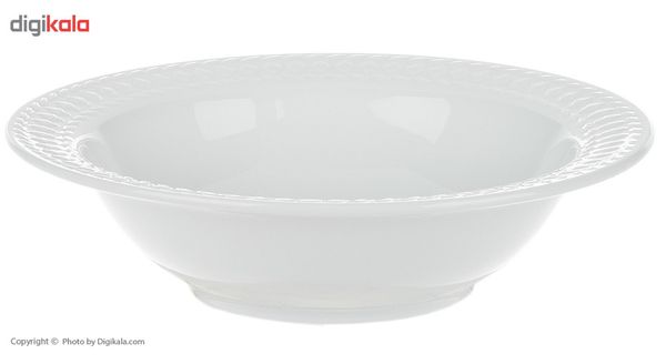 سرویس غذاخوری 102 پارچه 12 نفره چینی زرین ایران مدل رادیانس سفید درجه عالی