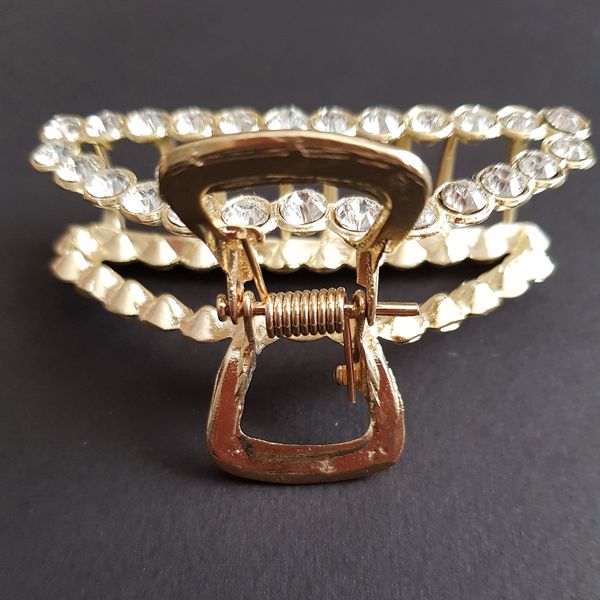 کلیپس مو زنانه مدل مثلث نگین دار *277