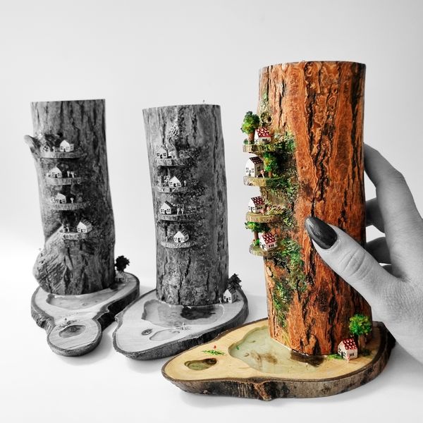 جاعودی آبشاری چوبی مدل ایلیگان