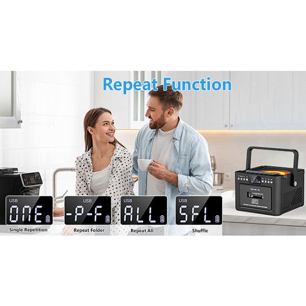 پخشکننده سیدی بومباکس 2025 کاست خور ،پخش کننده موسیقی مدل CD-W16