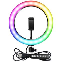 رینگ لایت فول کالر مدل MJ33-RGB (بدون پایه)