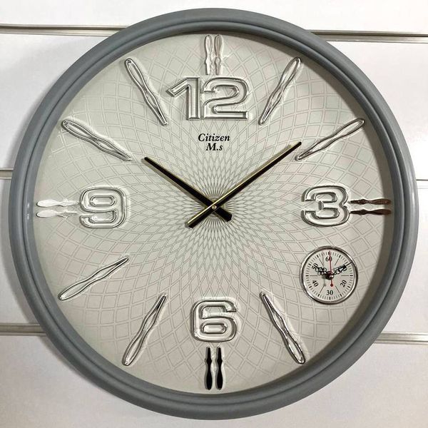 ساعت دیواری سیتی زن طرح هاشور کد ms