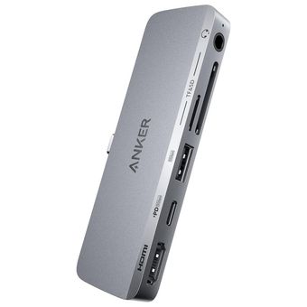 هاب 6 پورت USB-C انکر مدل USB-C Hub 6-in-1 for iPad A8363 / 541  با گارانتی شرکتی
