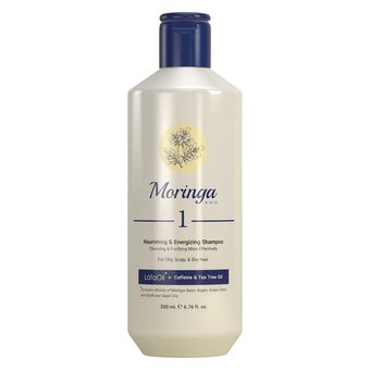 شامپو مو مورینگا امو مدل Tea Tree مناسب برای موهای خشک حجم 200 میلی لیتر