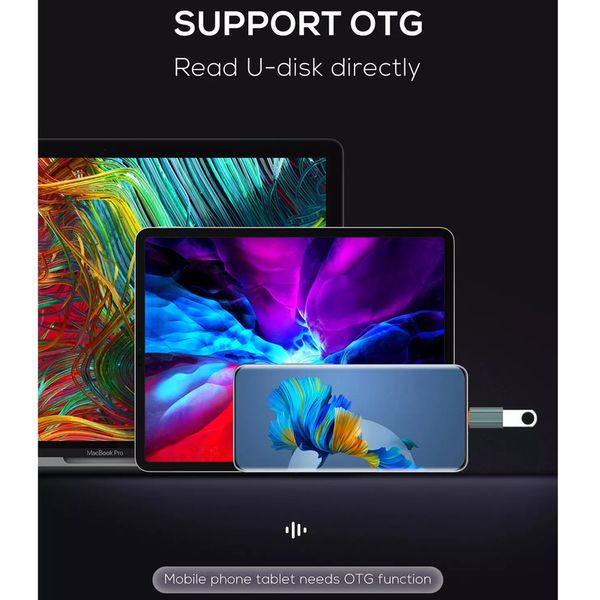 مبدل OTG USB به USB-C الدینیو مدل LC140 newpack