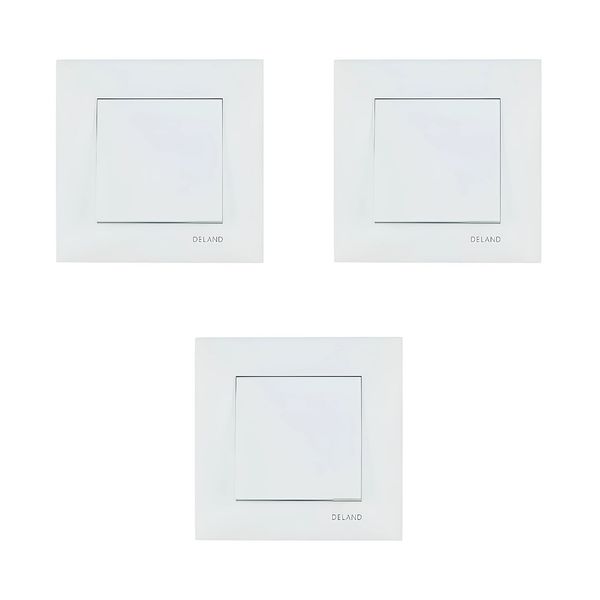 کلید تک پل دلند مدل آسا بسته 3 عددی