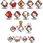 دستمال سر و گردن باف مدل Solid Rose