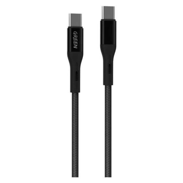 کابل USB-C گرین لاین مدل GNPVC60CTCBK طول 1 متر