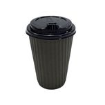 لیوان یکبار مصرف مدل کاغذی دو جداره دربدار 360 بسته 300 عددی