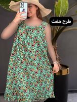 پیراهن نخی چیندار 1104