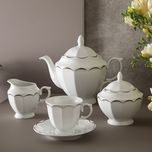 سرویس غذاخوری 103 پارچه چینی زرین ایران سری نئوکلاسیک مدل نارسیس درجه عالی