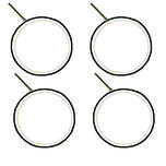 حلقه فلکسی چراغ جلو مدل wite1 بسته 4 عددی