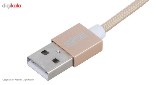 کابل تبدیل USB به لایتنینگ/microUSB یونیتک مدل Y-C4023GD طول 1.5 متر
