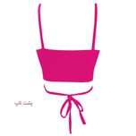 کراپتاپ زنانه مدل پشت گره ای