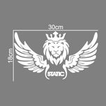 برچسب بدنه خودرو ماتریسیو طرح بال شیر STATIC کد M289