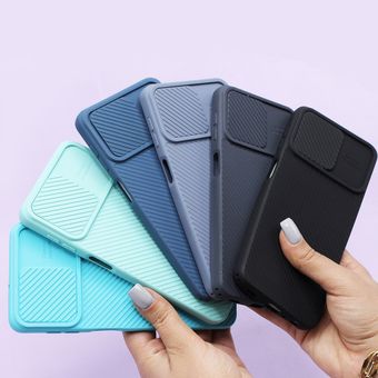 کاور مدل سیلیکونی محافظ کشویی مناسب برای گوشی موبایل سامسونگ Galaxy A02s