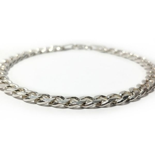 دستبند نقره مردانه کد P009