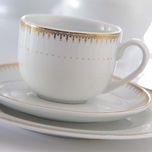 سرویس غذاخوری 102 پارچه چینی زرین ایران سری ایتالیا اف مدل سپیدار درجه یک