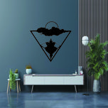 استیکر مدل چوبی طرح قایق کد S57