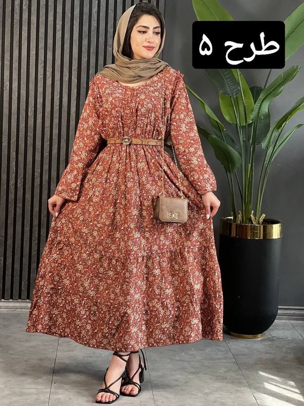 پیراهن نخی هندی کد 1613