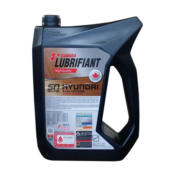 روغن موتور لوبریفنت کانادا مدل اسپیشیال 10W40 SN  HYUNDAI &amp; KIA حجم 5 لیتر