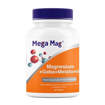 قرص منیزیم - گابا و ملاتونین مگامگ بسته 60 عددی