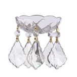 آویز کریستال لوستر مدل پاپیونی بسته 200 عددی