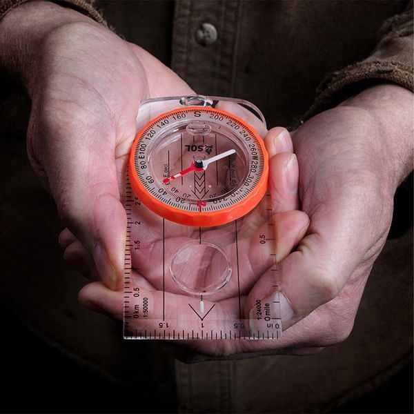 قطب نما نقشه سول مدل deluxe map compass کد F2022