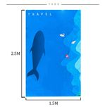 زیر انداز سفری تادو طرح ساحل مدل ZR05