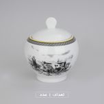 سرویس چینی 102 پارچه غذا خوری چینی زرین ایران سری ایتالیا اف مدل ویلیج درجه یک