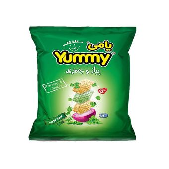 اسنک با طعم پیاز و جعفری یامی - ۴۰ گرم
