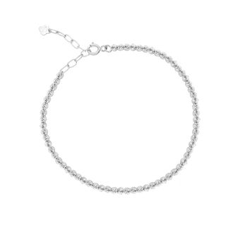 پابند طلا 18 عیار زنانه گالری طلا مریم اکرمی مدل البرناردو پیوسته 1