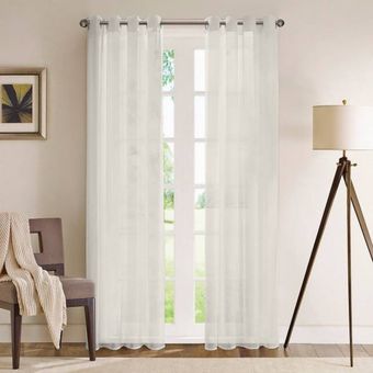 مجموعه 1عددی پرده حریر ارگانزا  مدل H01 ارتفاع 280