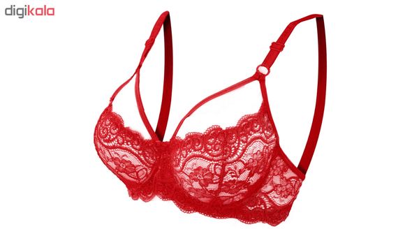 ست شورت و سوتین زنانه کد R-1011 رنگ قرمز*959