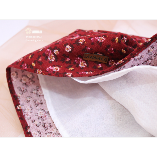 پیراهن پونه رنگ قرمز