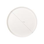 بشقاب غذاخوری زی مدل فرم اس 24 سفید درجه یک بسته شش عددی