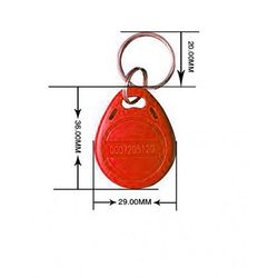 تگ جاسوئیچی RFID مدل 125KHz-red قرمز (فروش اقساطی)