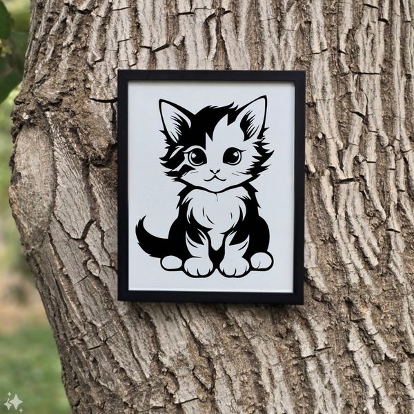 تابلو مدل چاوه گربه