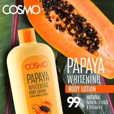 لوسیون بدن کازمو اماراتی اصل با رایحه پاپایا | Cosmo Body Lotion Papaya