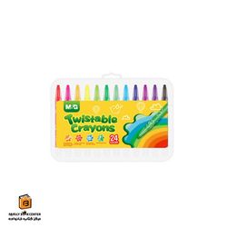 مدادشمعی پیچی 24 رنگ ام اند جی (M&G)