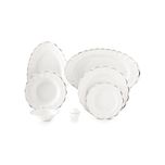 سرویس غذا خوری 103 پارچه چینی زرین سری نئو کلاسیک مدل نارسیس درجه یک