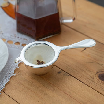 صافی چای استیل زیره دار (دسته دار)