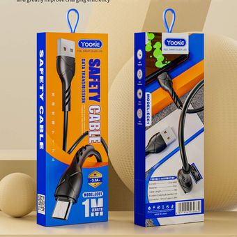 کابل تایپ C یوکی مدل ec-01
